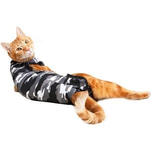 Suitical Recovery Suit for Cats - Black